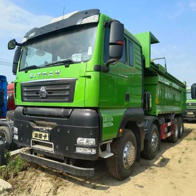Chassis del camion da scarico Sinotruk Materiale della scatola di carico in acciaio al carbonio e standard di emissioni Euro 3