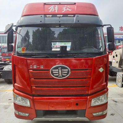 Vendite di pneumatici per il trasporto di gas 6X4 con trasmissione manuale e scatola di carico in acciaio al carbonio