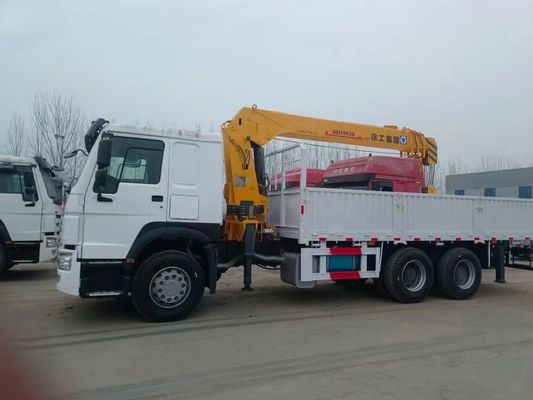 8X4 16t senza sforzo Camion idraulico a gomma dritta Granello montato Granello mobile