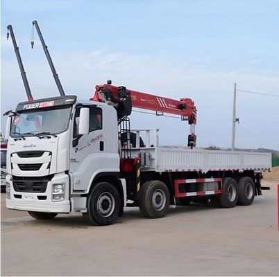 8X4 16t senza sforzo Camion idraulico a gomma dritta Granello montato Granello mobile