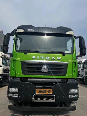 Usato 440 cavalli 8X4 Dump Truck con 7,2 metri di capacità di carico e cabina climatizzata
