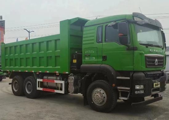 Guida idraulica con assistenza elettrica colore personalizzato 6X4 Sinotruk Chassis Dump Truck