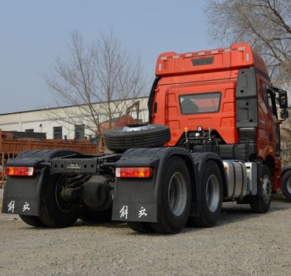 Opzione di personalizzazione Jh6 Heavy Duty 420HP Traktor Truck con sedile a sospensione pneumatica