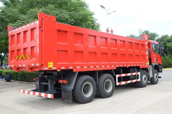 Camionetto di scarico con telaio Sinotruk con opzione di colore personalizzata e sterzo idraulico
