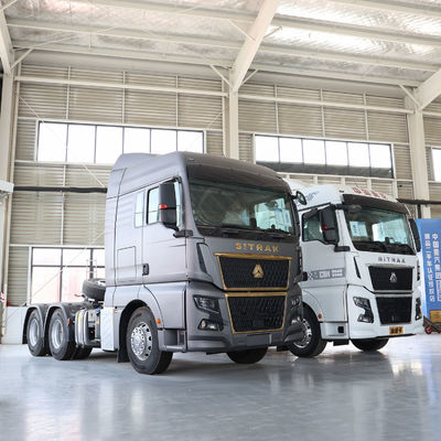 6 mesi Servizio post-vendita Trattore a GNC da 480 CV con sedile a sospensione a aria 1000L serbatoio del carburante
