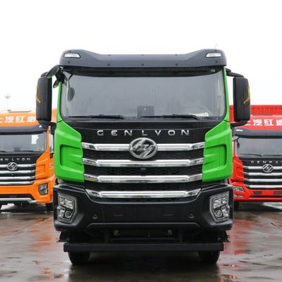 6X4 Tractor a ruote motrici camion Saic Hongyan Jiehu H6 con scaricatori e ≤5 posti