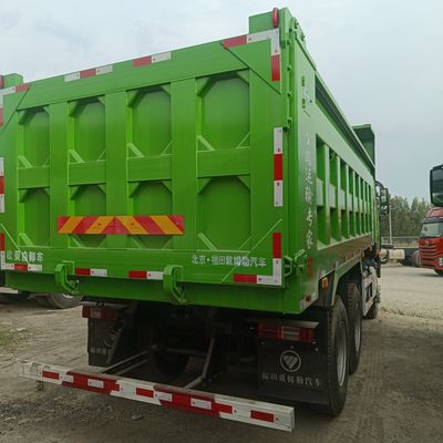 Disegno di pneumatici senza tubi 6X4 6.5m camion di scarico con 6 mesi di servizio post-vendita in Oman