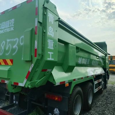 6×4 trasmissione manuale utilizzato HOWO Sinotruk Chassis Dump Truck con funzionamento flessibile