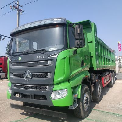 Pneumatici 480 CV Camione da scarico pesante 8X4 Usato 8,2m Per rimborsi di ritorno 30 giorni Politica di rimborso