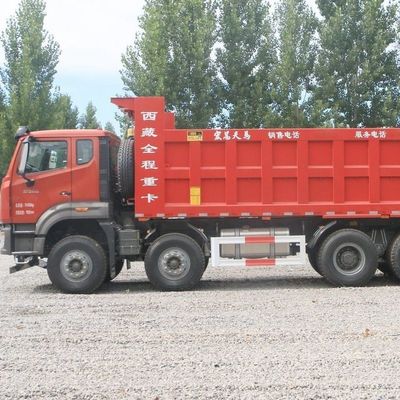 Camion pesante 8X4 Camion spazzatura vendita con sterzo idraulico facile pagamento iniziale