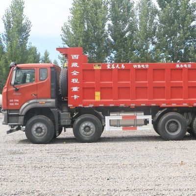 Camion pesante 8X4 Camion spazzatura vendita con sterzo idraulico facile pagamento iniziale