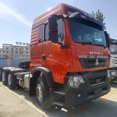 6×4 ruota motrice trasmissione manuale Haowo Heavy Duty Tractor Truck con sospensione aerea