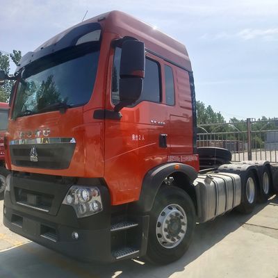 6×4 ruota motrice trasmissione manuale Haowo Heavy Duty Tractor Truck con sospensione aerea