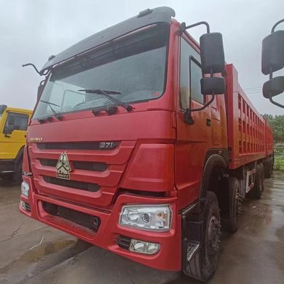 40 t di capacità Usato Sinotruk 6X4 Tipper Truck con sterzo idraulico e pneumatici senza tubi