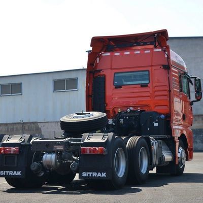 Sedi con sospensione a pneumatici equipaggiato HOWO CNG per il trasporto di semirimorchi