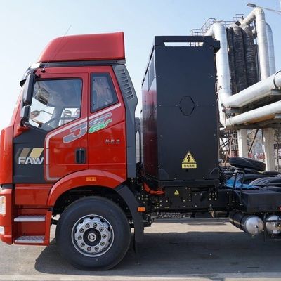 Dislocamento elettrico FAW Jiefang J6p 6X4 Trattore elettrico puro 12 velocità marcia manuale