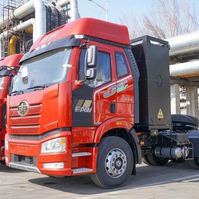 Dislocamento elettrico FAW Jiefang J6p 6X4 Trattore elettrico puro 12 velocità marcia manuale