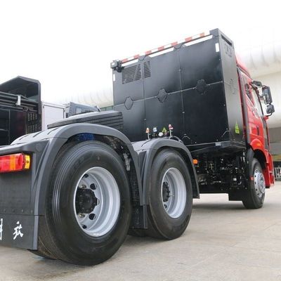 7.36m*2.55m*4m Dimensione FAW Jiefang J6p 6X4 Puro Trattore di Scambio Elettrico 460HP Euro 3