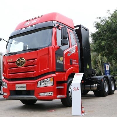 7.36m*2.55m*4m Dimensione FAW Jiefang J6p 6X4 Puro Trattore di Scambio Elettrico 460HP Euro 3