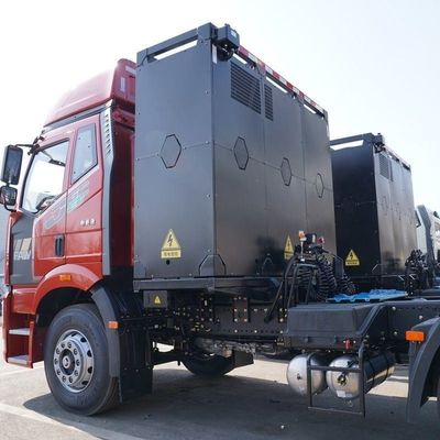 7.36m*2.55m*4m Dimensione FAW Jiefang J6p 6X4 Puro Trattore di Scambio Elettrico 460HP Euro 3