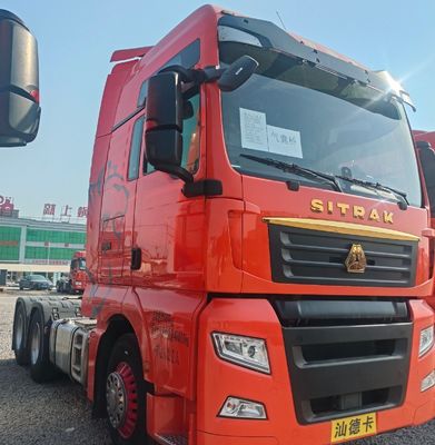 Camion pesante di seconda mano G7h da 540 CV con sedile a sospensione pneumatica e serbatoio da 1000 litri