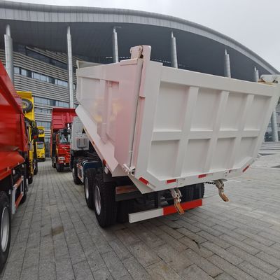 Camionetto di scarico con telaio Sinotruk personalizzato con design di pneumatici senza tubi e assistenza elettrica