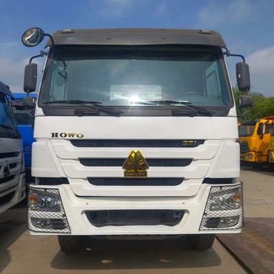 371 HP trasmissione manuale usato Haowo 371 Dump Truck con telaio e pneumatici Sinotruk