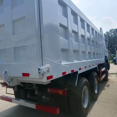 371 HP trasmissione manuale usato Haowo 371 Dump Truck con telaio e pneumatici Sinotruk