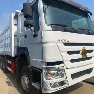 Tipo di scarico di portata anteriore Pulito Usato Haowo 371 Scaricatore con telaio Sinotruk