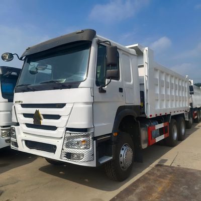 Tipo di scarico di portata anteriore Pulito Usato Haowo 371 Scaricatore con telaio Sinotruk