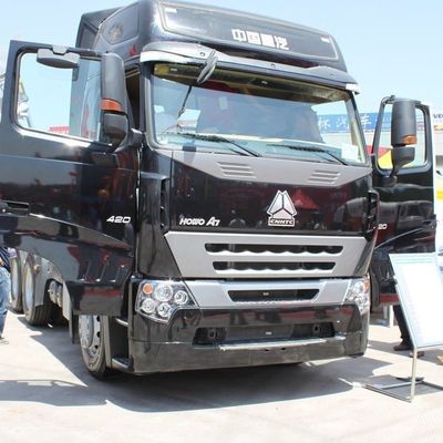 31-40t Casella di carico in acciaio al carbonio HOWO A7 Serie 6X4 Camioncino da 400 CV con serbatoio di carburante da 600L