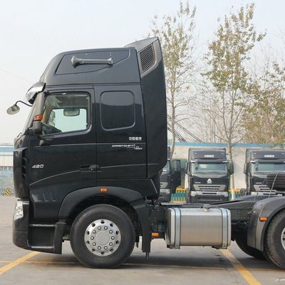 31-40t Casella di carico in acciaio al carbonio HOWO A7 Serie 6X4 Camioncino da 400 CV con serbatoio di carburante da 600L