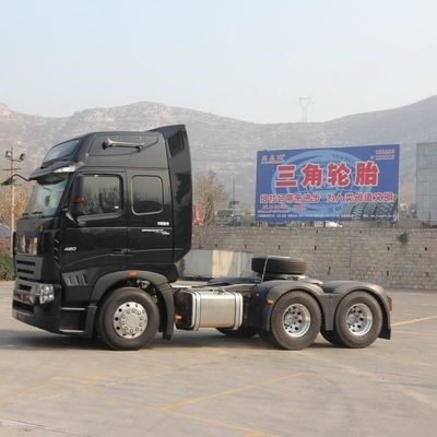 Sinotruck HOWO A7 Serie 6X4 Dump Truck con semirimorchio trainante e serbatoio di carburante da 400 litri