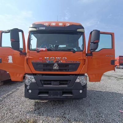 Valuta USA HOWO camion rimorchio con rimorchio a ribaltamento con serbatoio di carburante da 400 litri e sedile a sospensione anteriore