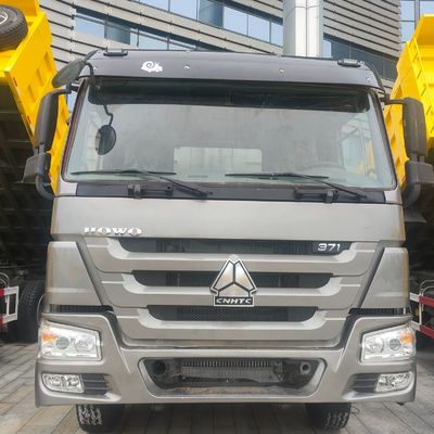 Trasmissione manuale Camion pesante usato HOWO Camion spazzatura grande Veicolo da trasporto