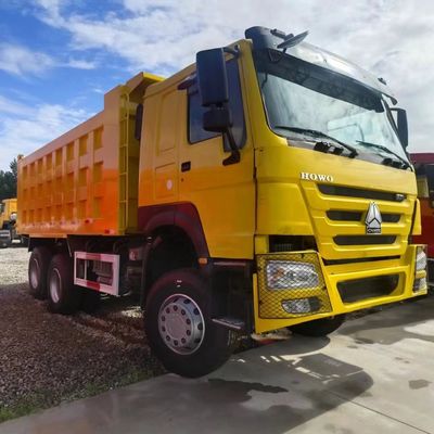 12100.000kg di auto usata cinese HOWO Dump Truck con scatola di carico in acciaio al carbonio