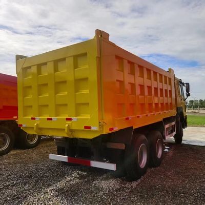 12100.000kg di auto usata cinese HOWO Dump Truck con scatola di carico in acciaio al carbonio