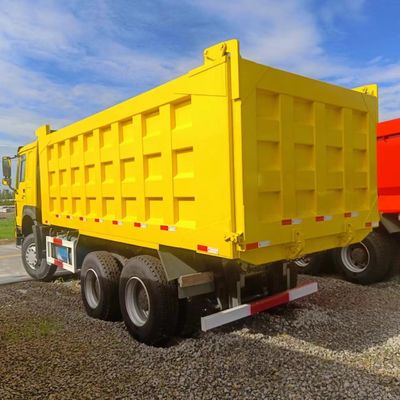 12100.000kg di auto usata cinese HOWO Dump Truck con scatola di carico in acciaio al carbonio