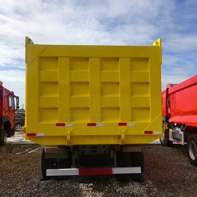 12100.000kg di auto usata cinese HOWO Dump Truck con scatola di carico in acciaio al carbonio