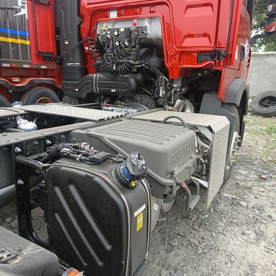 Serbatoio di carburante da 400L di acciaio carbonio ZZ4257N3247E1H Diesel Truck pesante per trainare semirimorchio