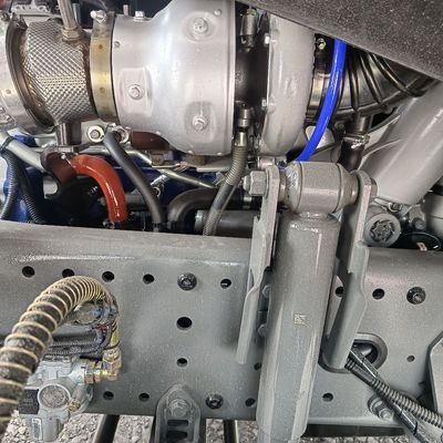 Serbatoio di carburante da 400L di acciaio carbonio ZZ4257N3247E1H Diesel Truck pesante per trainare semirimorchio