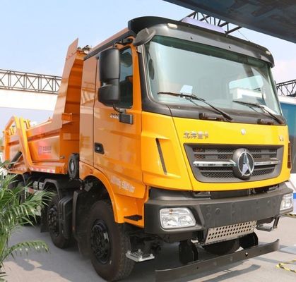 Beiben Heavy Duty 8X4 Trucks 320 HP 5,6 Meter Self Dumping Used Sinotruck con 6 mesi