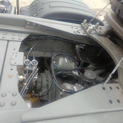 Casella di carico in acciaio al carbonio Camion diesel pesante con sterzo idraulico azionato