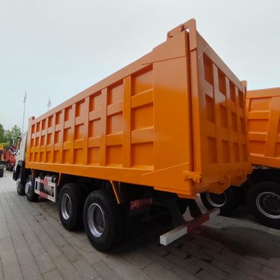 Potente 8x4 Dump Truck con sterzo idraulico e motore diesel Euro2 da 371-375 CV