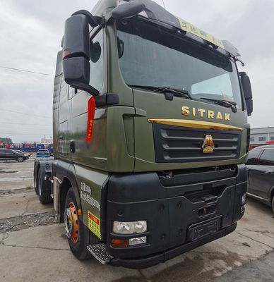 ZZ4257N3247E1H 31-40t Camion pesante usato con serbatoio del carburante da 1000L e sedile a sospensione anteriore