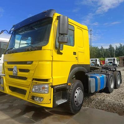6 mesi Servizio post-vendita HOWO 371HP trattore usato camion pesante per il trasporto