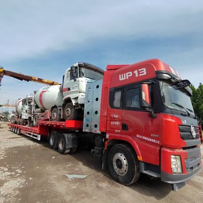 Shacman Sinotruk Chassis Hydraulic Steering Concrete Mixer Truck e costi di spedizione