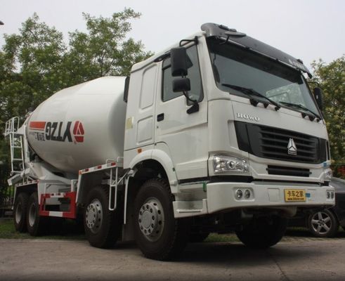 6x4 modalità di guida utilizzato 375 HOWO tamburo camion miscelatore di calcestruzzo per la costruzione pesante