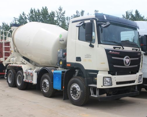 6X4 Rhd Foton Auman 14cbm Cement Concrete Mixer Truck per spostamento off road 8