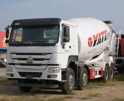 ZZ1257N3647N1 8x4 Used Sinotruk Truck HOWO 380 HP Mixer di calcestruzzo ad alta durata